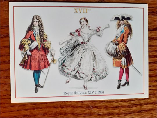 CPA  XVII  Regne de Louis XIV (1693)