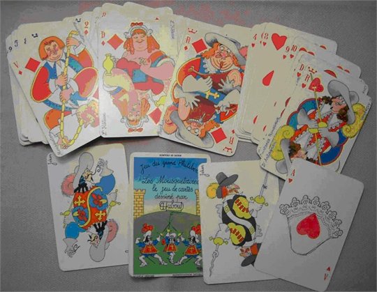 Dubout   Jeu de 54 cartes du Grand Philibert  Les Mousquetaires (jeune)