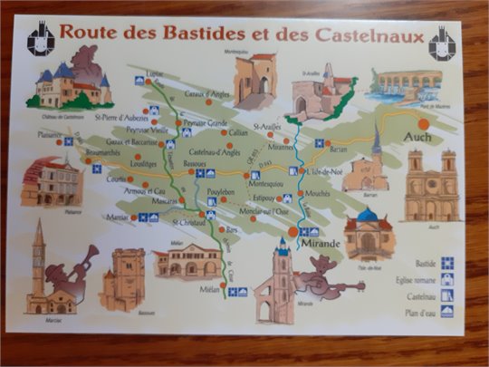 CPA   Rout des Bastides et des Castelnaux