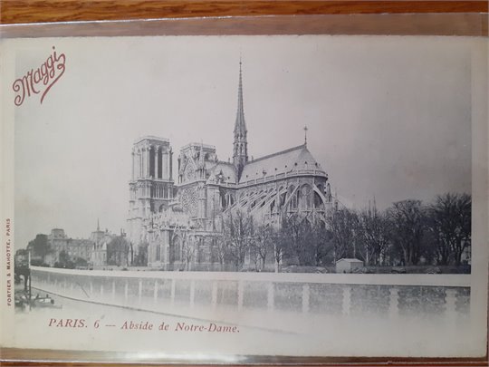CPA   Abside de Notre-Dame
