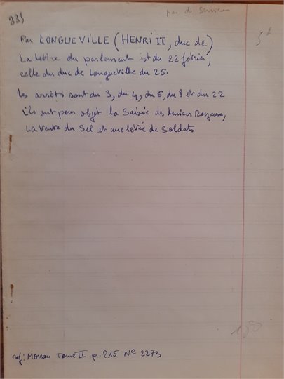 Lettres de Monsieur le Duc de Longueuille  (1649)