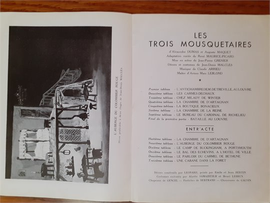 Les Trois Mousquetaires (Theatre de la Porte St Martin)