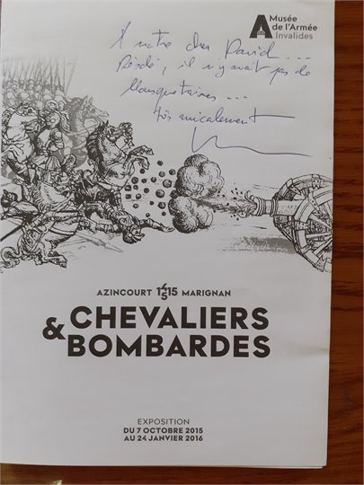 Chevaliers et Bombardes  (prospect + autographe d'Olivier Renaudeau)
