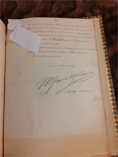 M.MAINDRON Blancador l’Avantageux. Manuscrit (+Leloir)   6