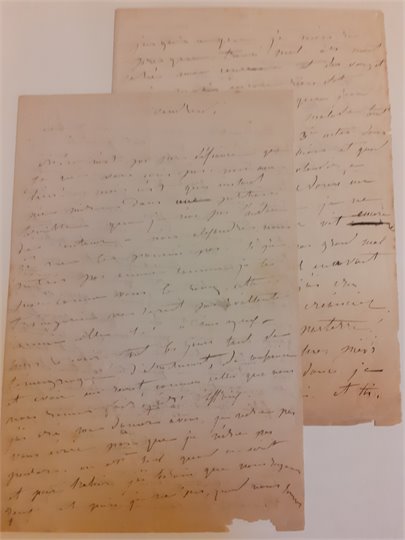 A.Dumas Réunion de correspondances d'Alexandre Dumas et à lui adressées. c. 1830-c. 1841. (3 tomes)   2