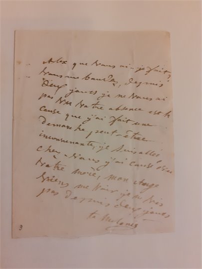 A.Dumas Réunion de correspondances d'Alexandre Dumas et à lui adressées. c. 1830-c. 1841. (3 tomes)   2