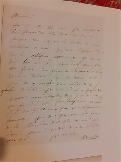 A.Dumas Réunion de correspondances d'Alexandre Dumas et à lui adressées. c. 1830-c. 1841. (3 tomes)   5