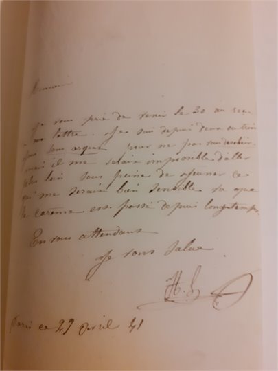 A.Dumas Réunion de correspondances d'Alexandre Dumas et à lui adressées. c. 1830-c. 1841. (3 tomes)   5