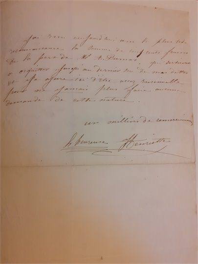 A.Dumas Réunion de correspondances d'Alexandre Dumas et à lui adressées. c. 1830-c. 1841. (3 tomes)   5