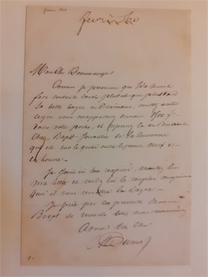 A.Dumas Réunion de correspondances d'Alexandre Dumas et à lui adressées. c. 1830-c. 1841. (3 tomes)   6