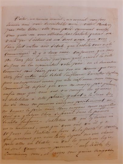 A.Dumas Réunion de correspondances d'Alexandre Dumas et à lui adressées. c. 1830-c. 1841. (3 tomes)   7