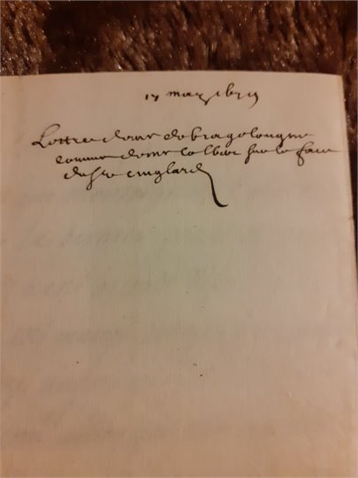 De Bragelogne  LAS (17/5/1679)