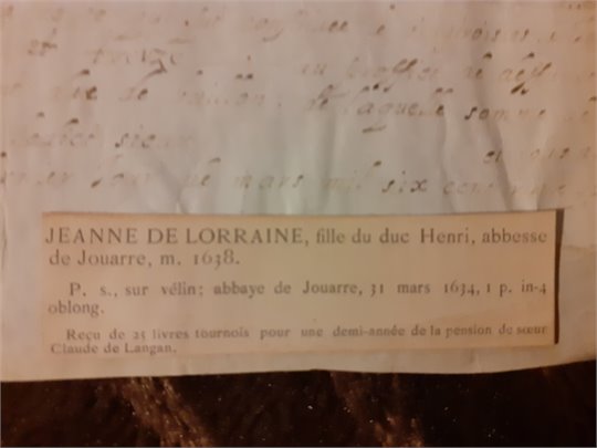 Jeanne de Lorraine   PS (1634)