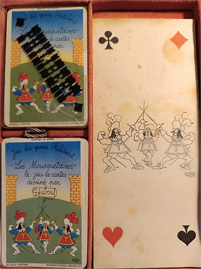 Dubout  Le jeux des Mousquetaires du grand Philibert