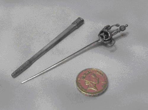 D'Artagnan miniature military sword