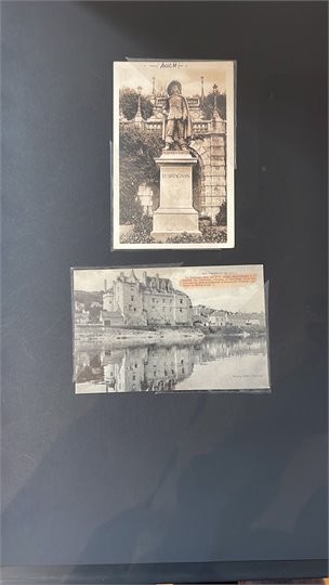 A.Dumas PS Naples, 19/6/1861 (1/2+1/2 pp); Photos: Auch, Monsoreau; L'Independance