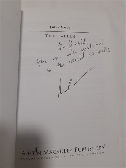 Julia Neyo   The Fallen  (with autographe)