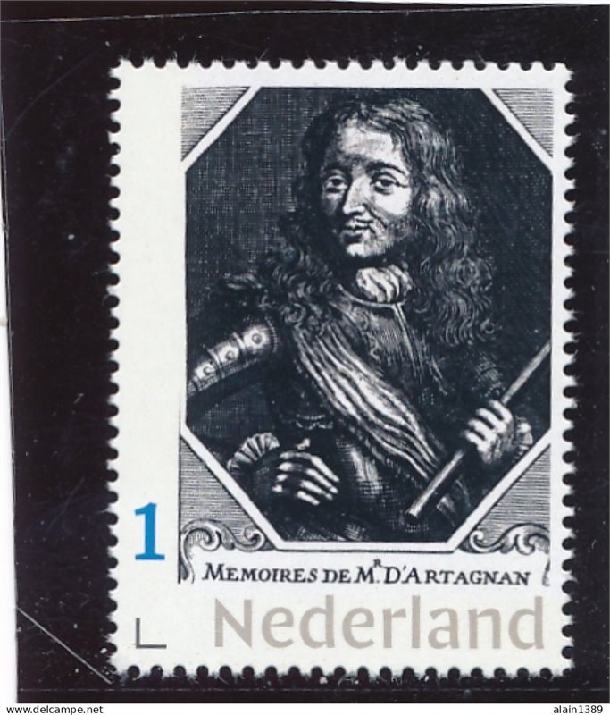 Set 2 stamps Mort de d' Artagnan Maastricht