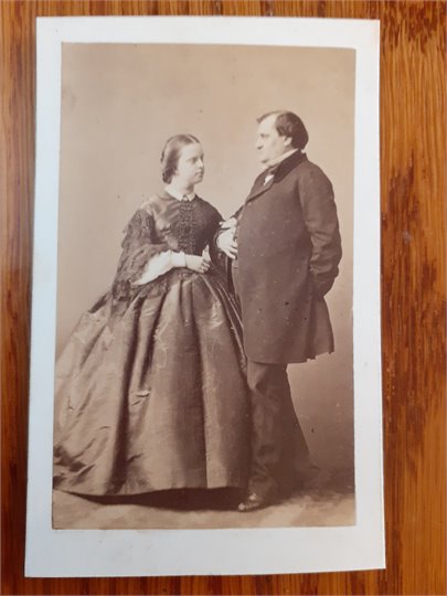 CDV   Prince Jerome Napoleon et princesse Clotilde