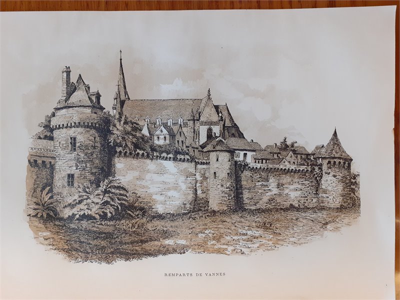 2 gravures  Vannes