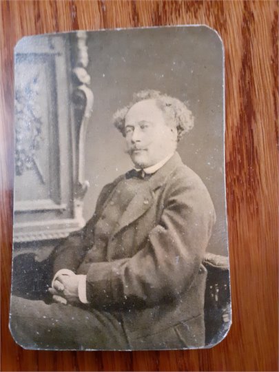 Ancienne photo,Alexandre Dumas Fils (1884 )