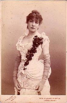 CDV de Sarah Bernhardt , opéra , comédienne , photographe Nadar