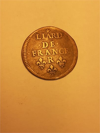 Liard de cuivre 1657