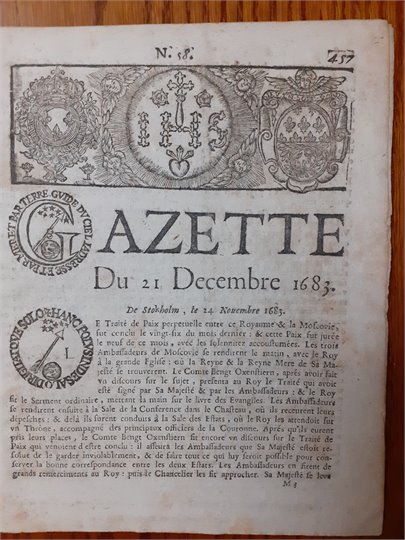 Gazette  N582 (1683)