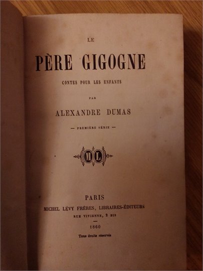 Dumas  Le Pere Gigogne