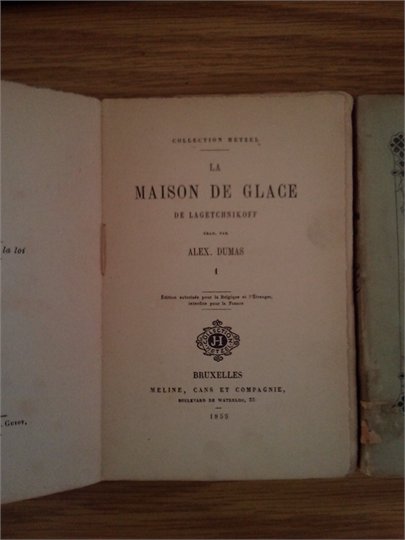 Dumas La maison de glace