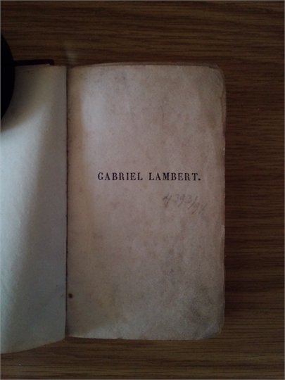 Dumas  Gabriel Lambert