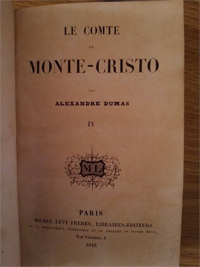 Dumas  Le comte Monte Cristo (tt4,6)