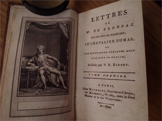 Lettres de m. de Fronsac