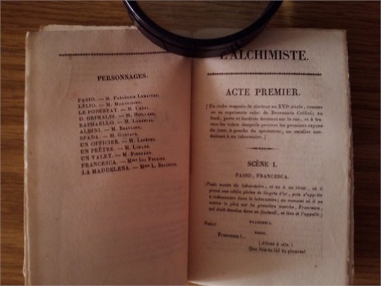 Theatre Dumas  L'alchimist