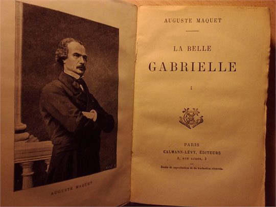 A.Maquet  La belle Gabrielle