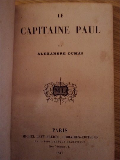 Dumas  Le capitaine Paul