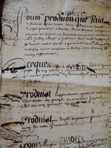 Nantes 1641 important cahier proces contre la duchesse Marguerite de Rohan
