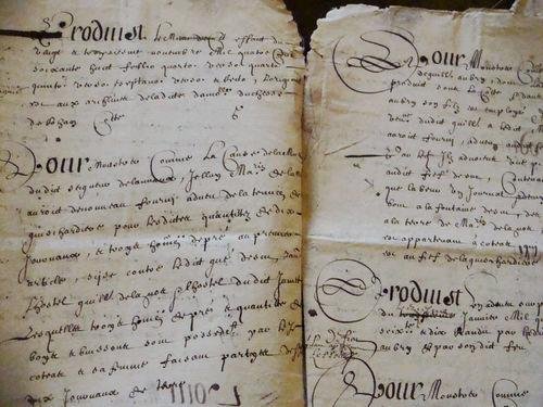 Nantes 1641 important cahier proces contre la duchesse Marguerite de Rohan