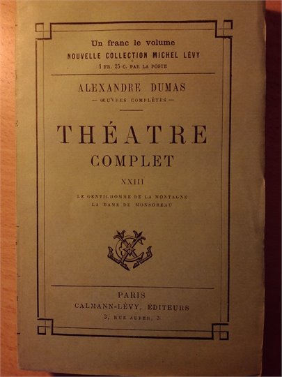 Dumas  Theatre t.23