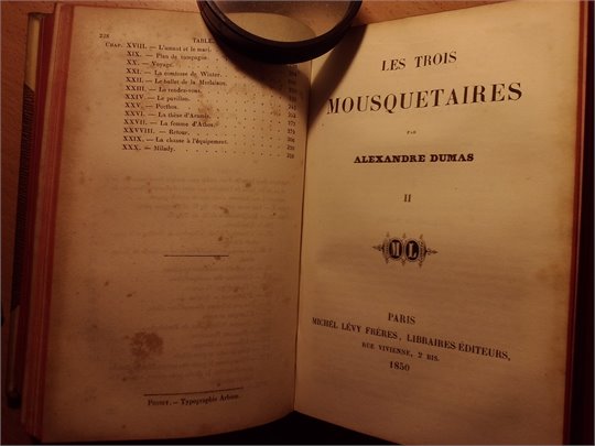 Dumas  Les trois mousquetaires (2t., 1850)