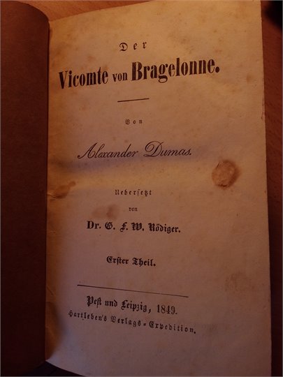 Dumas Vicomte von Bragelonne