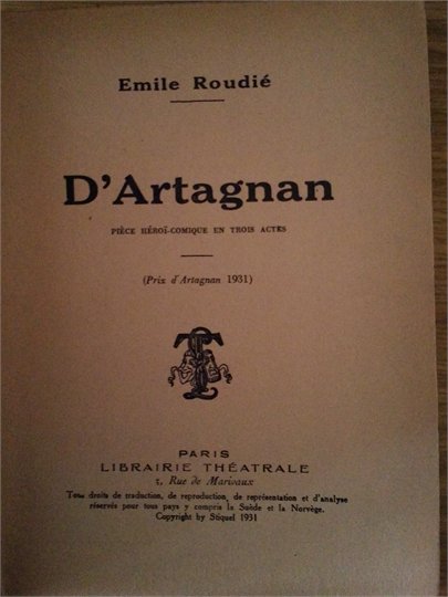Roudie  D'Artagnan