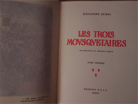 Dumas  Les trois mousquetaires (Ledoux)