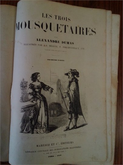 A.Dumas   Les trois mousquetaires (1858, Marescq)