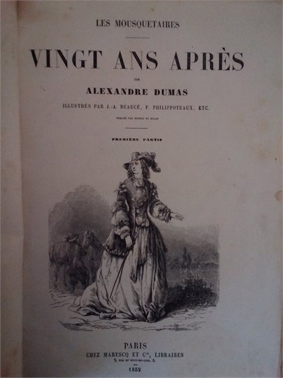 A.Dumas  Vingt ans apres (1852, Marescq)