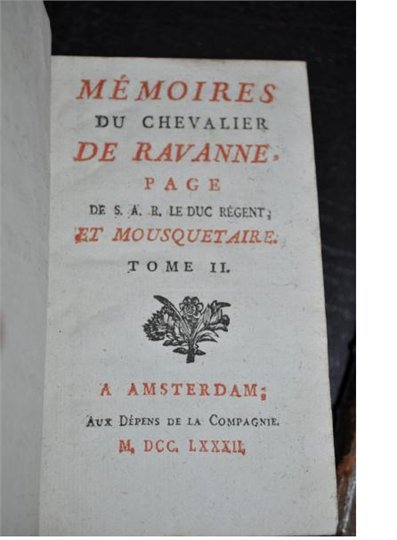 Memoires Chevalier de Ravanne