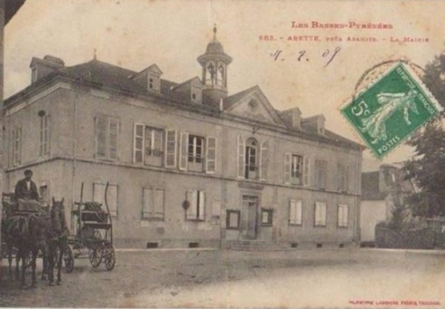 CPA  Arette près Aramits 1909