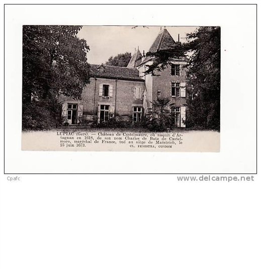 carte 1915 Lupiac Chateau de Castermore