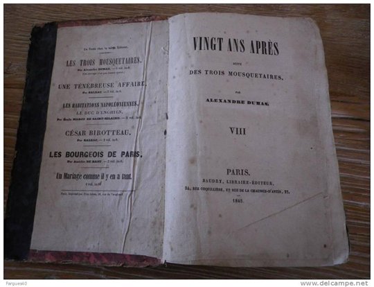 Dumas  Vingt ans apres (1845)