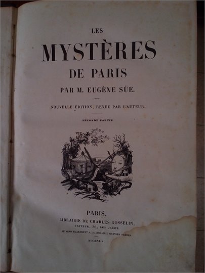 E.Sue  Les Mysteres de Paris